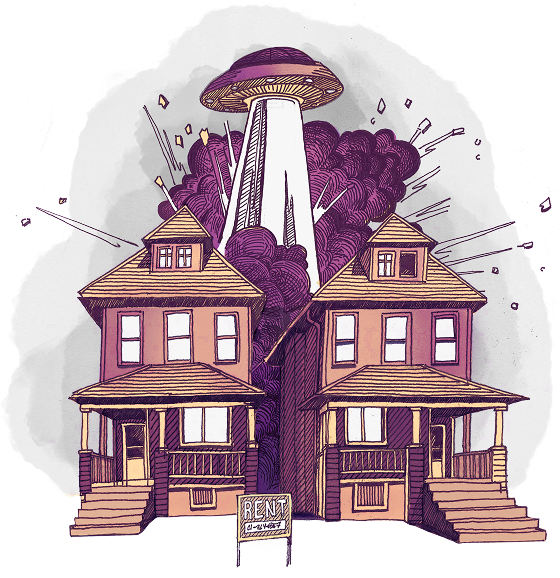 Alien houses